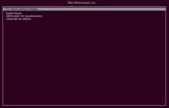 Interface Grub2