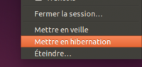 Menu système